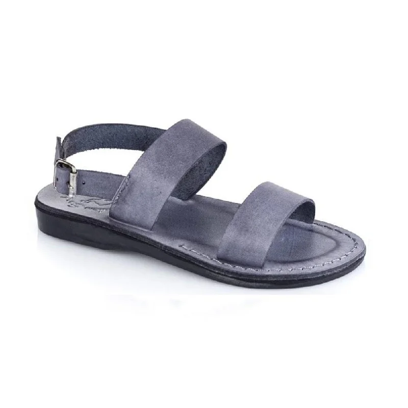 Anti - Slip Women's Sandals with a Grooved Sole in Green for Outdoor AdventuresGolan - Leather Slingback Flat Sandal | Grey Anti - Slip Women's Sandals with a Grooved Sole in Green for Outdoor AdventuresGolan - Leather Slingback Flat Sandal | Grey