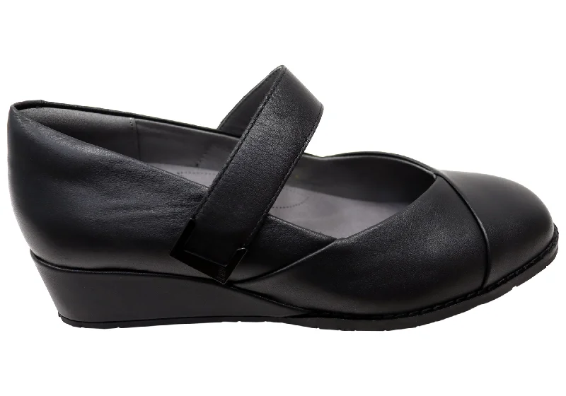 Child - Friendly Women's Sandals with a Secure Buckle in Purple for Moms on the GoHomyped Lavish MJ Womens Leather Mary Jane Wedge Shoes Child - Friendly Women's Sandals with a Secure Buckle in Purple for Moms on the GoHomyped Lavish MJ Womens Leather Mary Jane Wedge Shoes