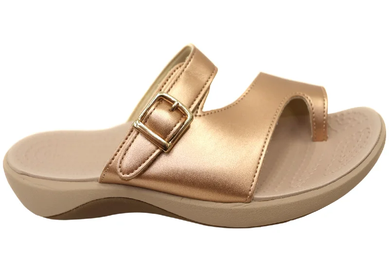 Adjustable Strap Women's Sandals with a Padded Heel in Pink for a Custom FitHomyped Womens Niche Toe Ring Comfort Thongs Sandals Adjustable Strap Women's Sandals with a Padded Heel in Pink for a Custom FitHomyped Womens Niche Toe Ring Comfort Thongs Sandals