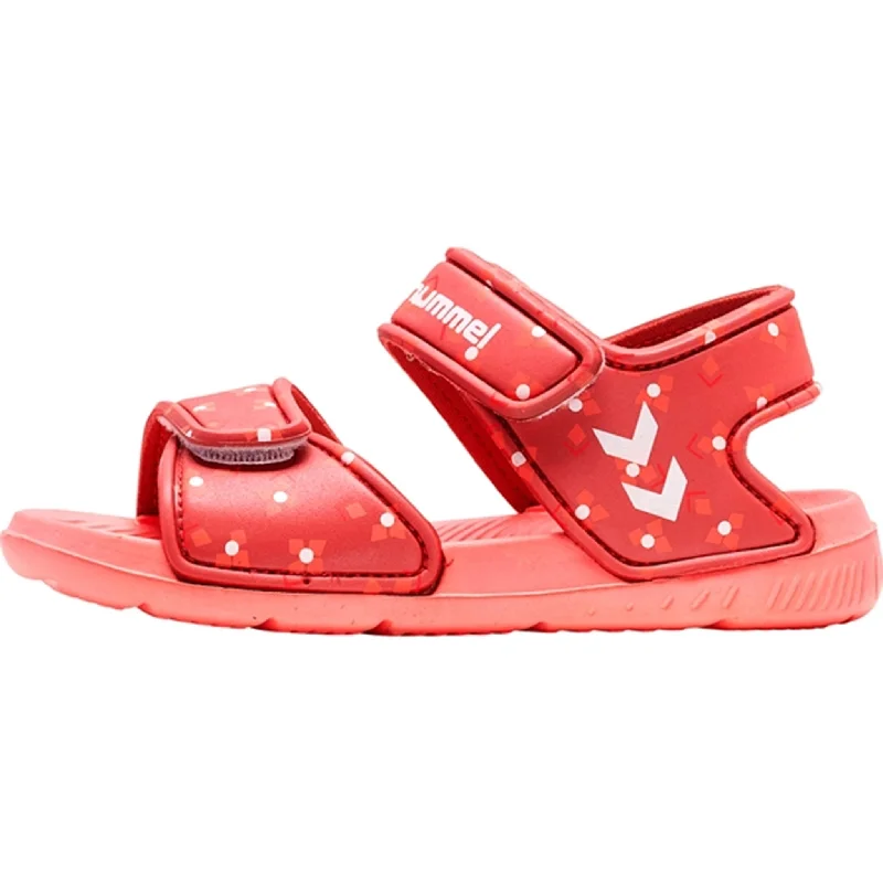 Waterproof Women's Rubber Beach Sandals with Arch Support in Blue for Water ActivitiesHummel Playa JR Sandal Dusty Cedar Waterproof Women's Rubber Beach Sandals with Arch Support in Blue for Water ActivitiesHummel Playa JR Sandal Dusty Cedar