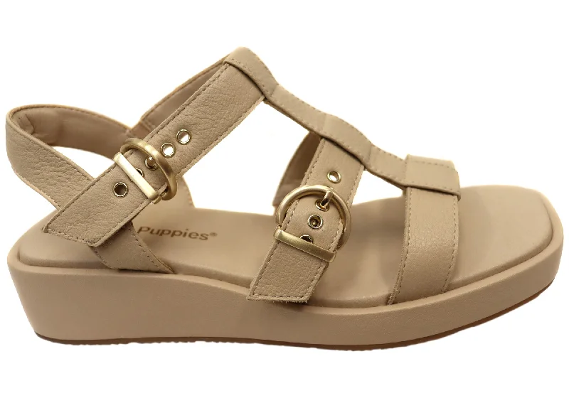Sustainable Women's Recycled Material Sandals in Beige for Eco - Conscious ShoppersHush Puppies Equity Womens Comfortable Leather Sandals Sustainable Women's Recycled Material Sandals in Beige for Eco - Conscious ShoppersHush Puppies Equity Womens Comfortable Leather Sandals