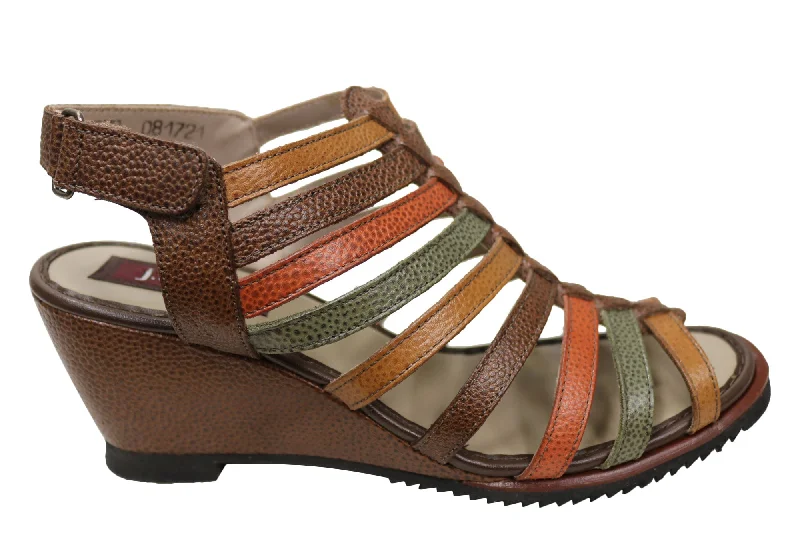 Women's Ankle - Strap Sandals with a Block Heel in Red for a Sophisticated StyleJ Gean Leena Womens Comfortable Leather Wedge Sandals Made In Brazil Women's Ankle - Strap Sandals with a Block Heel in Red for a Sophisticated StyleJ Gean Leena Womens Comfortable Leather Wedge Sandals Made In Brazil
