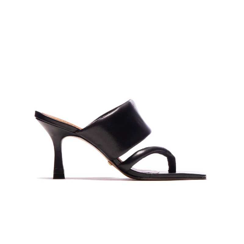 Women's Sandals with a Wedge Heel and a Tassel Detail in Orange for a Trendy LookJet Black Leather Women's Sandals with a Wedge Heel and a Tassel Detail in Orange for a Trendy LookJet Black Leather