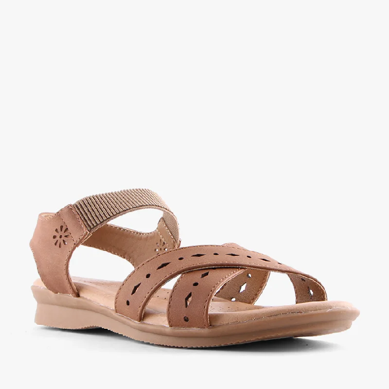 Shock - Absorbing Women's Sandals with a Soft Insole in Black for Active LifestylesJULIET TAN Shock - Absorbing Women's Sandals with a Soft Insole in Black for Active LifestylesJULIET TAN
