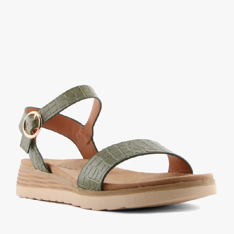 Child - Friendly Women's Sandals with a Secure Buckle in Purple for Moms on the GoLAIN GREEN Child - Friendly Women's Sandals with a Secure Buckle in Purple for Moms on the GoLAIN GREEN