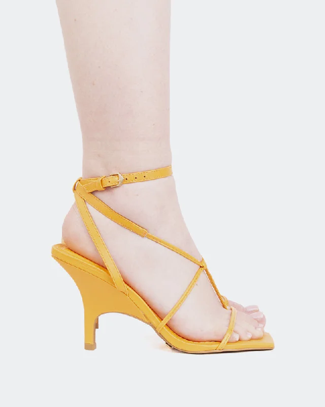 Elastic - Strap Women's Sandals with a Padded Toe in Teal for Easy On - and - OffLiquid Orange Leather Elastic - Strap Women's Sandals with a Padded Toe in Teal for Easy On - and - OffLiquid Orange Leather