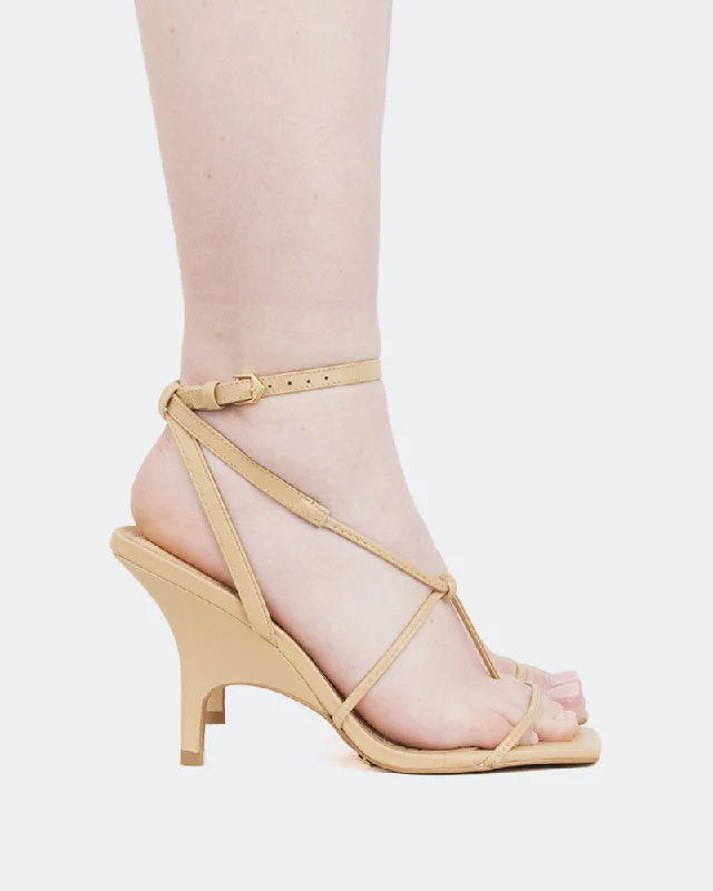 Elastic - Strap Women's Sandals with a Padded Toe in Teal for Easy On - and - OffLiquid Tan Leather Elastic - Strap Women's Sandals with a Padded Toe in Teal for Easy On - and - OffLiquid Tan Leather