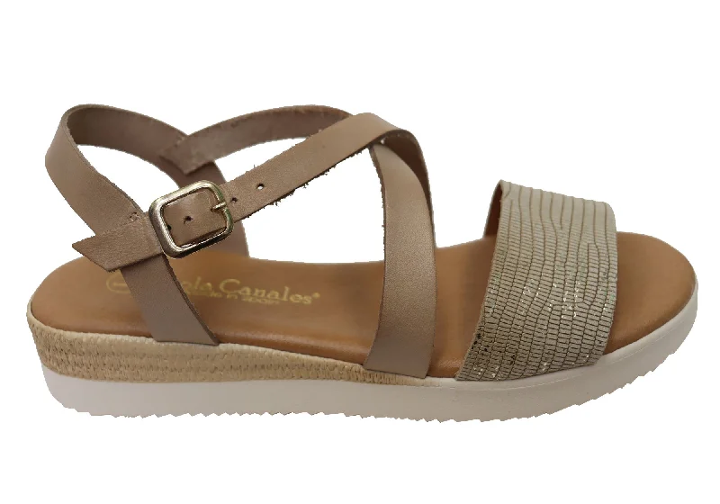 Elastic - Strap Women's Sandals with a Padded Toe in Teal for Easy On - and - OffLola Canales Cambridge Womens Comfort Leather Sandals Made In Spain Elastic - Strap Women's Sandals with a Padded Toe in Teal for Easy On - and - OffLola Canales Cambridge Womens Comfort Leather Sandals Made In Spain