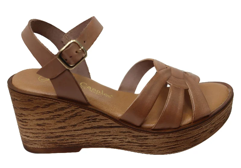 Waterproof Women's Rubber Beach Sandals with Arch Support in Blue for Water ActivitiesLola Canales Moment Womens Spanish Leather Wedge Sandals Waterproof Women's Rubber Beach Sandals with Arch Support in Blue for Water ActivitiesLola Canales Moment Womens Spanish Leather Wedge Sandals