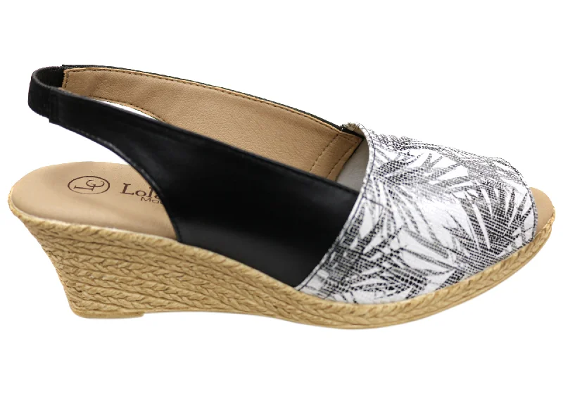 Women's Sandals with a Wedge Heel and a Tassel Detail in Orange for a Trendy LookLola Canales Tropicanna Womens Spanish Leather Wedge Sandals Women's Sandals with a Wedge Heel and a Tassel Detail in Orange for a Trendy LookLola Canales Tropicanna Womens Spanish Leather Wedge Sandals
