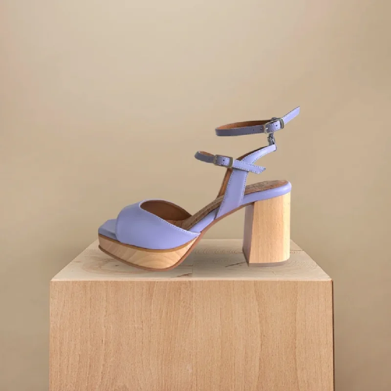 Plus Size Women's Wide - Width Platform Sandals in Black for Added Comfort and HeightLola Platform Sandal in Lilac from Bhava Plus Size Women's Wide - Width Platform Sandals in Black for Added Comfort and HeightLola Platform Sandal in Lilac from Bhava
