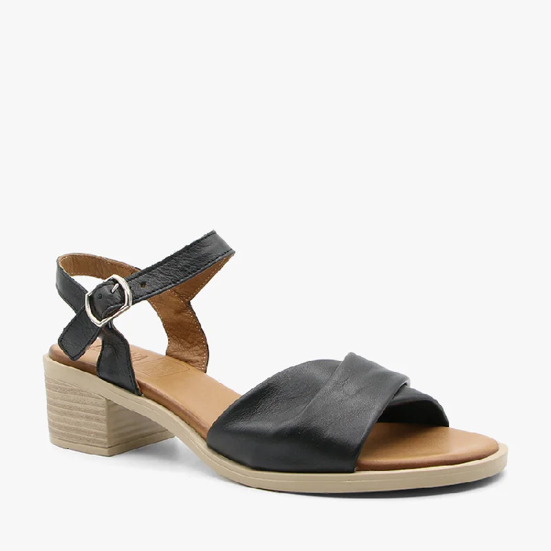 Women's Leather - Strapped Sandals with a Braided Detail in Brown for a Rustic AppealMARY BLACK Women's Leather - Strapped Sandals with a Braided Detail in Brown for a Rustic AppealMARY BLACK