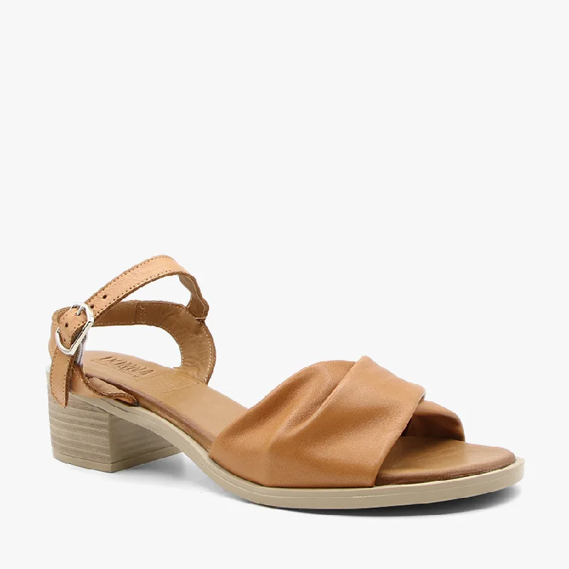 Women's Strappy Gladiator Sandals with Buckle Closures in Tan for a Boho LookMARY COCONUT Women's Strappy Gladiator Sandals with Buckle Closures in Tan for a Boho LookMARY COCONUT