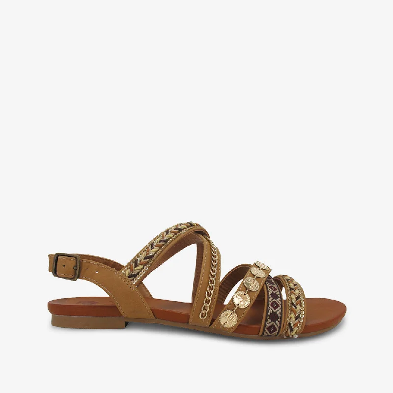 Plus Size Women's Wide - Width Platform Sandals in Black for Added Comfort and HeightNEPHELE TAN MULTI Plus Size Women's Wide - Width Platform Sandals in Black for Added Comfort and HeightNEPHELE TAN MULTI