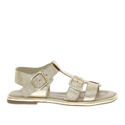 Shock - Absorbing Women's Sandals with a Soft Insole in Black for Active LifestylesNu by Neo Pia Pebbled Gold Shock - Absorbing Women's Sandals with a Soft Insole in Black for Active LifestylesNu by Neo Pia Pebbled Gold