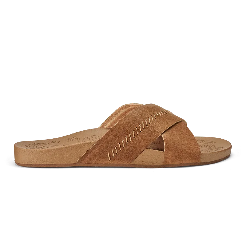 Shock - Absorbing Women's Sandals with a Soft Insole in Black for Active LifestylesOlukai Womens Sandals Kīpe‘a ‘Olu Shock - Absorbing Women's Sandals with a Soft Insole in Black for Active LifestylesOlukai Womens Sandals Kīpe‘a ‘Olu