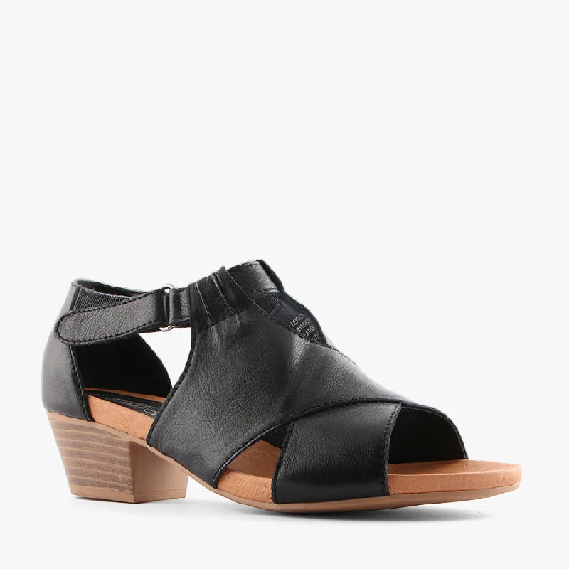 Lightweight Women's Mesh - Paneled Sandals in Yellow for BreathabilityOPAL BLACK