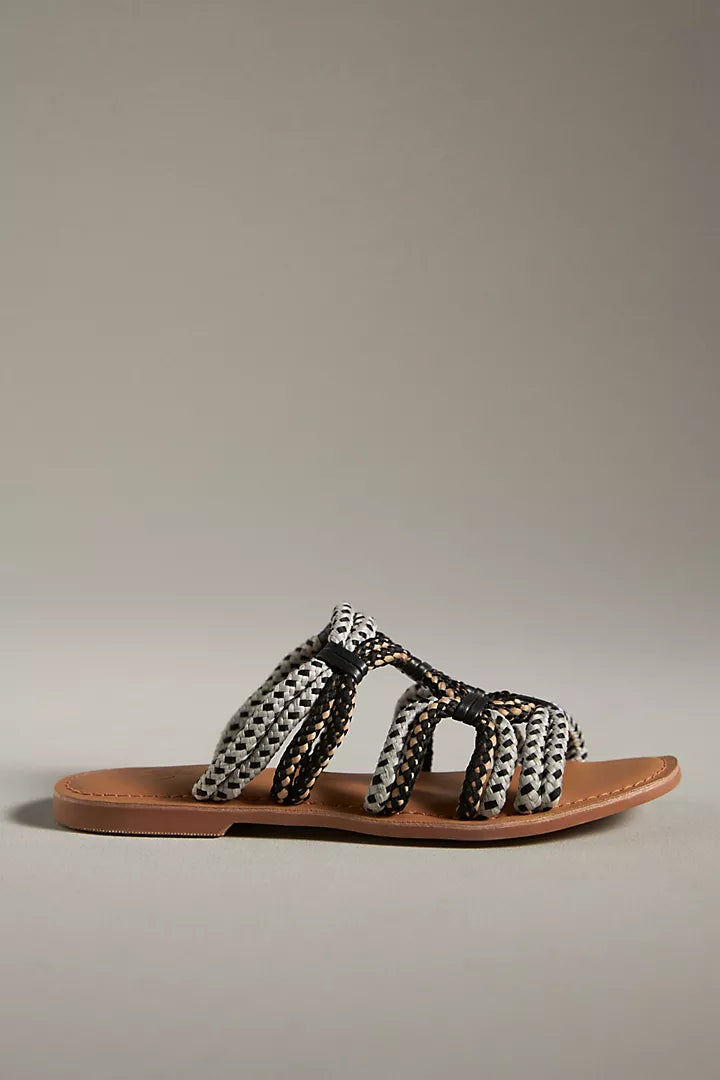 Women's Sandals with a Glitter - Coated Strap in Gold for a Sparkly Summer OutfitRead My Mind Sandal in Black from BC Footwear Women's Sandals with a Glitter - Coated Strap in Gold for a Sparkly Summer OutfitRead My Mind Sandal in Black from BC Footwear