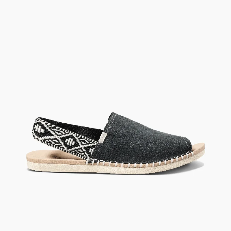Women's Ankle - Strap Sandals with a Block Heel in Red for a Sophisticated StyleReef Womens Shoes Escape Sling Woven Women's Ankle - Strap Sandals with a Block Heel in Red for a Sophisticated StyleReef Womens Shoes Escape Sling Woven