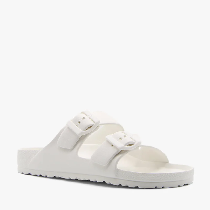 Women's Leather - Strapped Sandals with a Braided Detail in Brown for a Rustic AppealRIPE WHITE Women's Leather - Strapped Sandals with a Braided Detail in Brown for a Rustic AppealRIPE WHITE