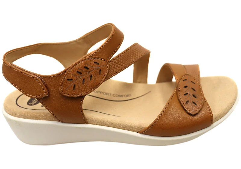 Shock - Absorbing Women's Sandals with a Soft Insole in Black for Active LifestylesScholl Orthaheel Tana Womens Comfortable Leather Wedge Sandals Shock - Absorbing Women's Sandals with a Soft Insole in Black for Active LifestylesScholl Orthaheel Tana Womens Comfortable Leather Wedge Sandals