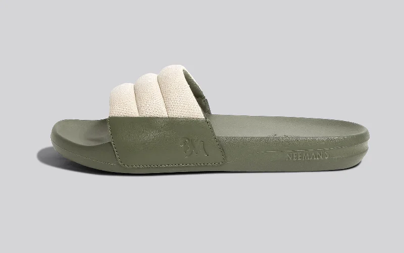 Women's Cork - Soled Espadrille Sandals with a Rope - Trimmed Upper in Navy for a Summer VibeSquooshy Slides for Women : Olive-Beige Women's Cork - Soled Espadrille Sandals with a Rope - Trimmed Upper in Navy for a Summer VibeSquooshy Slides for Women : Olive-Beige