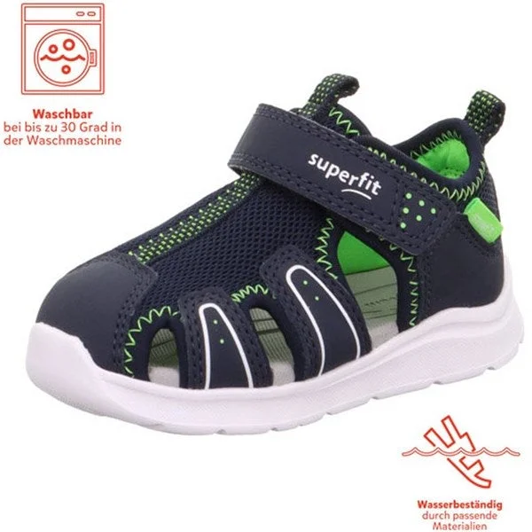 Adjustable Strap Women's Sandals with a Padded Heel in Pink for a Custom FitSuperfit Wave Sandals Blue/Lightgreen Adjustable Strap Women's Sandals with a Padded Heel in Pink for a Custom FitSuperfit Wave Sandals Blue/Lightgreen
