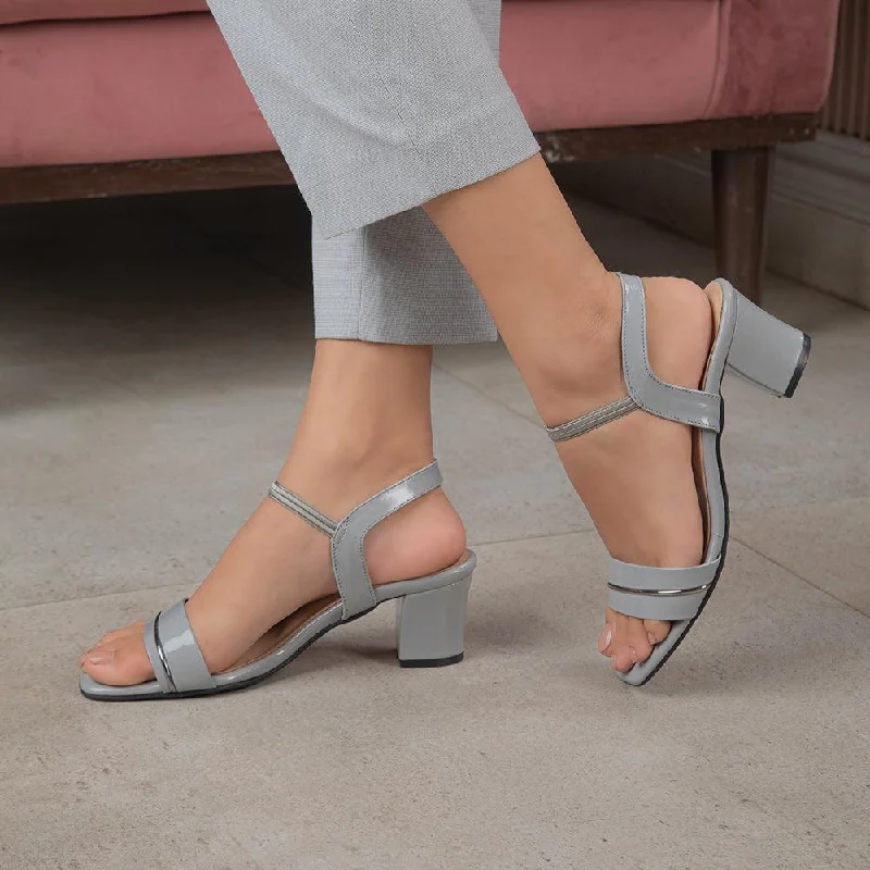 Women's Rhinestone - Embellished Open - Toe Sandals in Silver for a Glamorous Party LookThe Rachel Grey Women's Dress Block Heel Sandals Tresmode Women's Rhinestone - Embellished Open - Toe Sandals in Silver for a Glamorous Party LookThe Rachel Grey Women's Dress Block Heel Sandals Tresmode