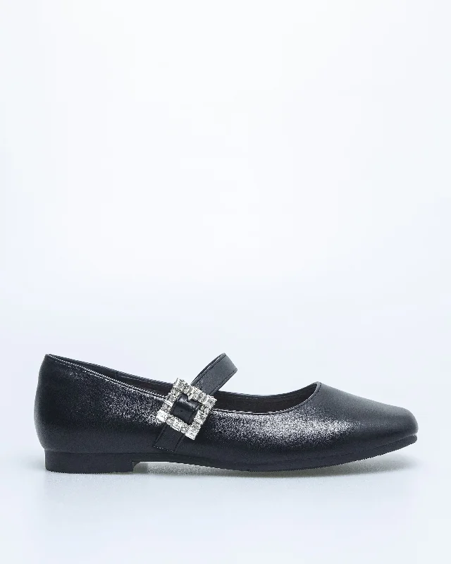 Child - Friendly Women's Sandals with a Secure Buckle in Purple for Moms on the GoTomaz NN400 Ladies Crystal Buckle Flats Child - Friendly Women's Sandals with a Secure Buckle in Purple for Moms on the GoTomaz NN400 Ladies Crystal Buckle Flats