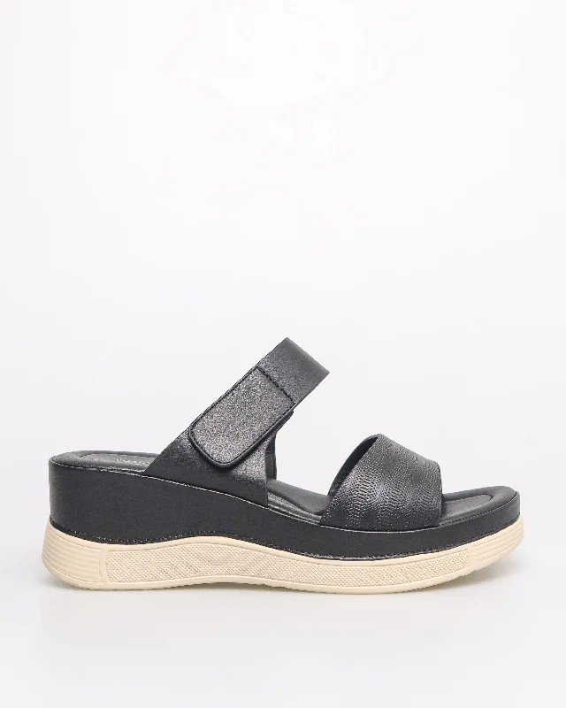 Orthopedic Women's Sandals with Arch Support in Gray for Foot HealthTomaz NN511 Ladies Urban Strap Sandal (Black) Orthopedic Women's Sandals with Arch Support in Gray for Foot HealthTomaz NN511 Ladies Urban Strap Sandal (Black)