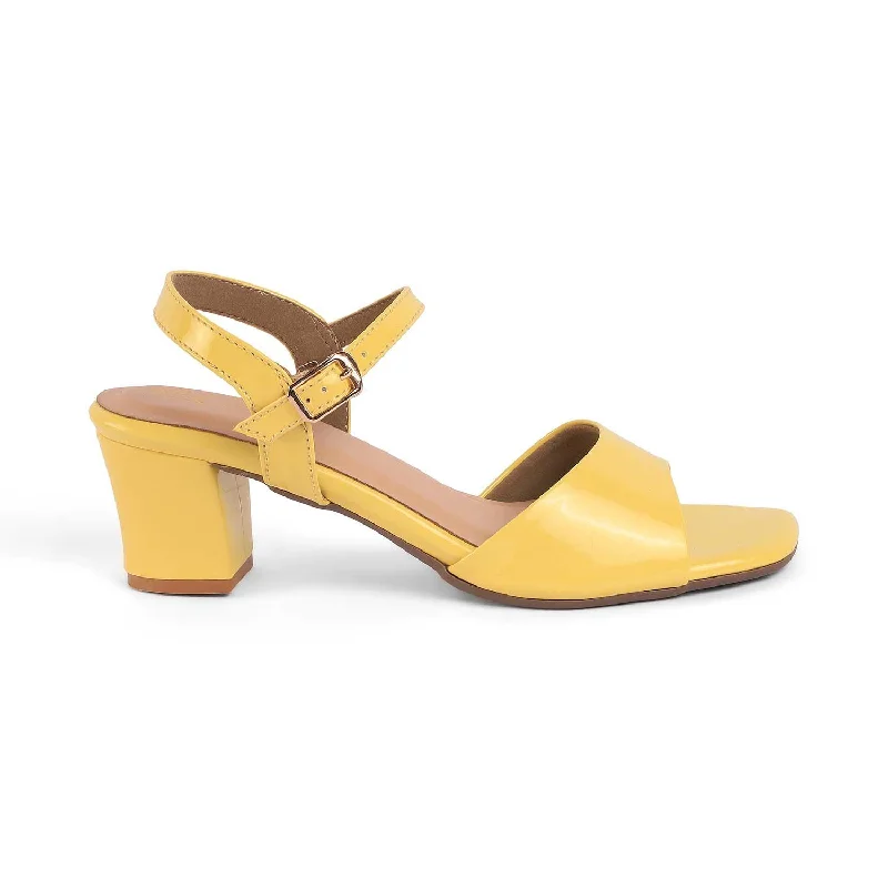 Plus Size Women's Wide - Width Platform Sandals in Black for Added Comfort and HeightTresmode Solor Yellow Women's Casual Block Heel Sandals Plus Size Women's Wide - Width Platform Sandals in Black for Added Comfort and HeightTresmode Solor Yellow Women's Casual Block Heel Sandals