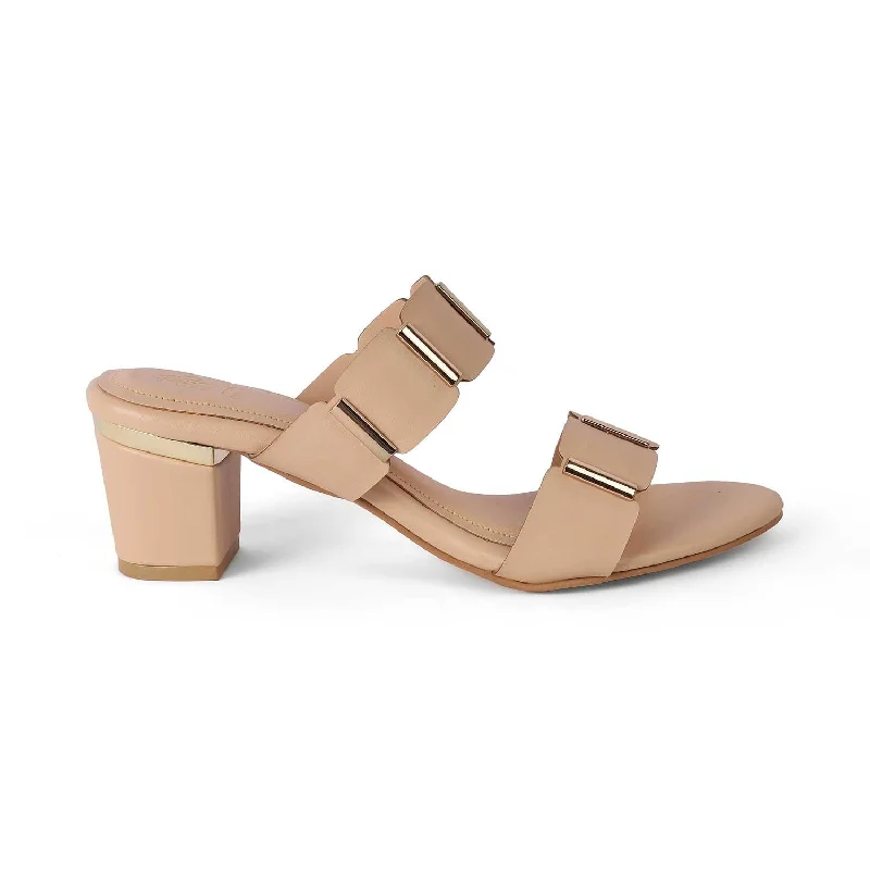 Child - Friendly Women's Sandals with a Secure Buckle in Purple for Moms on the GoTresmode Valer Beige Women's Dress Block Heel Sandals Child - Friendly Women's Sandals with a Secure Buckle in Purple for Moms on the GoTresmode Valer Beige Women's Dress Block Heel Sandals