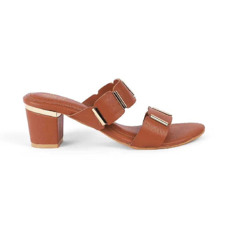 Shock - Absorbing Women's Sandals with a Soft Insole in Black for Active LifestylesTresmode Valer Tan Women's Dress Block Heel Sandals Shock - Absorbing Women's Sandals with a Soft Insole in Black for Active LifestylesTresmode Valer Tan Women's Dress Block Heel Sandals