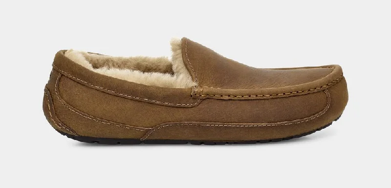 Women's Leather - Strapped Sandals with a Braided Detail in Brown for a Rustic AppealUGG Mens Slipper Ascot Matte Leather Women's Leather - Strapped Sandals with a Braided Detail in Brown for a Rustic AppealUGG Mens Slipper Ascot Matte Leather