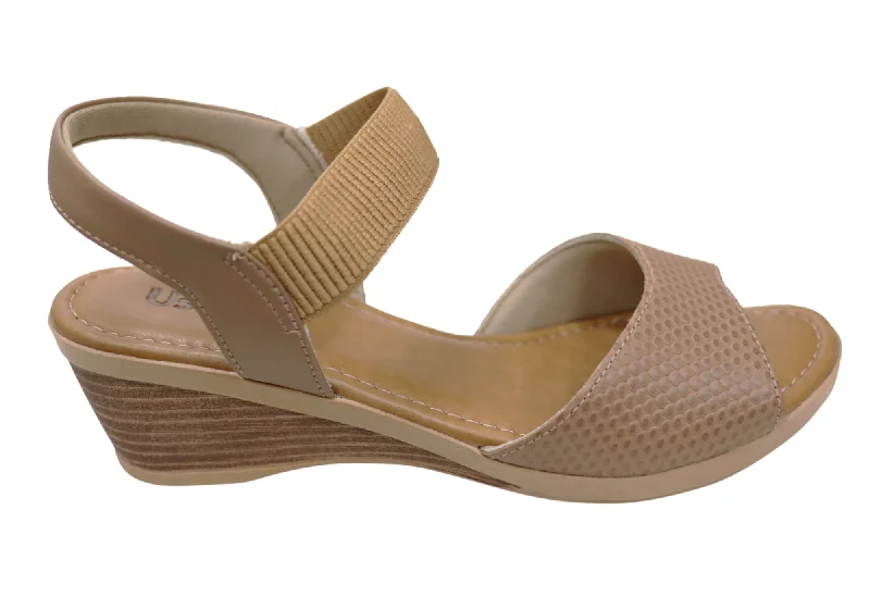 Women's Cork - Soled Espadrille Sandals with a Rope - Trimmed Upper in Navy for a Summer VibeUsaflex Adira Womens Comfortable Leather Sandals Made In Brazil Women's Cork - Soled Espadrille Sandals with a Rope - Trimmed Upper in Navy for a Summer VibeUsaflex Adira Womens Comfortable Leather Sandals Made In Brazil