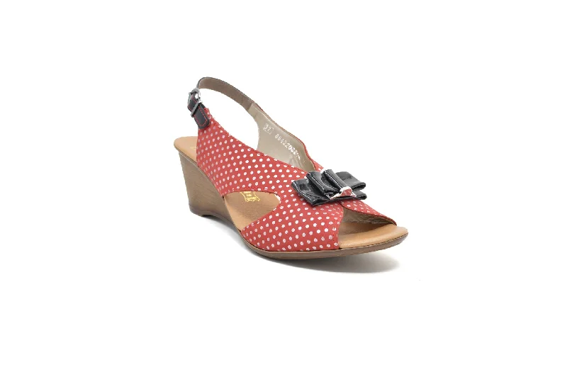 Lightweight Women's Mesh - Paneled Sandals in Yellow for BreathabilityRIEKER V1171-33 Lightweight Women's Mesh - Paneled Sandals in Yellow for BreathabilityRIEKER V1171-33