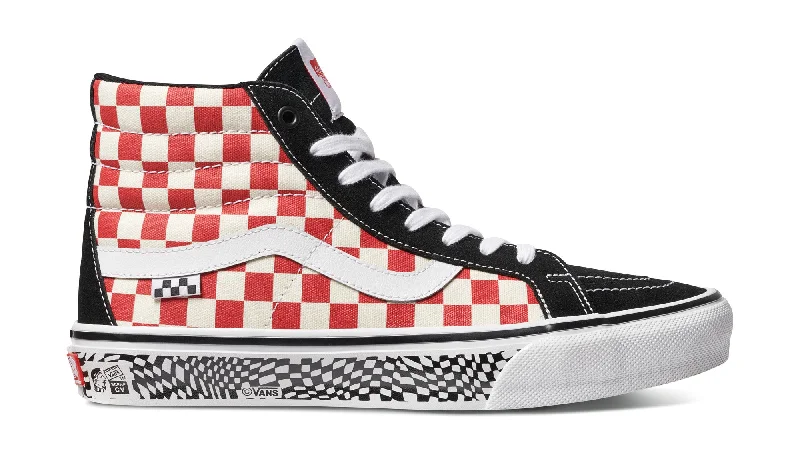 Women's Ankle - Strap Sandals with a Block Heel in Red for a Sophisticated StyleVans Mens Shoes SK8-Hi Reissue Grosso '84 Women's Ankle - Strap Sandals with a Block Heel in Red for a Sophisticated StyleVans Mens Shoes SK8-Hi Reissue Grosso '84