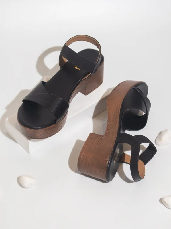 Adjustable Strap Women's Sandals with a Padded Heel in Pink for a Custom FitWomen Black Solid Sandals Adjustable Strap Women's Sandals with a Padded Heel in Pink for a Custom FitWomen Black Solid Sandals