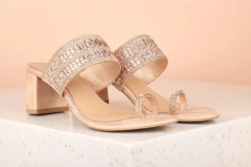 Women's Strappy Gladiator Sandals with Buckle Closures in Tan for a Boho LookWomen Rose Gold Toned Block Sandals Women's Strappy Gladiator Sandals with Buckle Closures in Tan for a Boho LookWomen Rose Gold Toned Block Sandals
