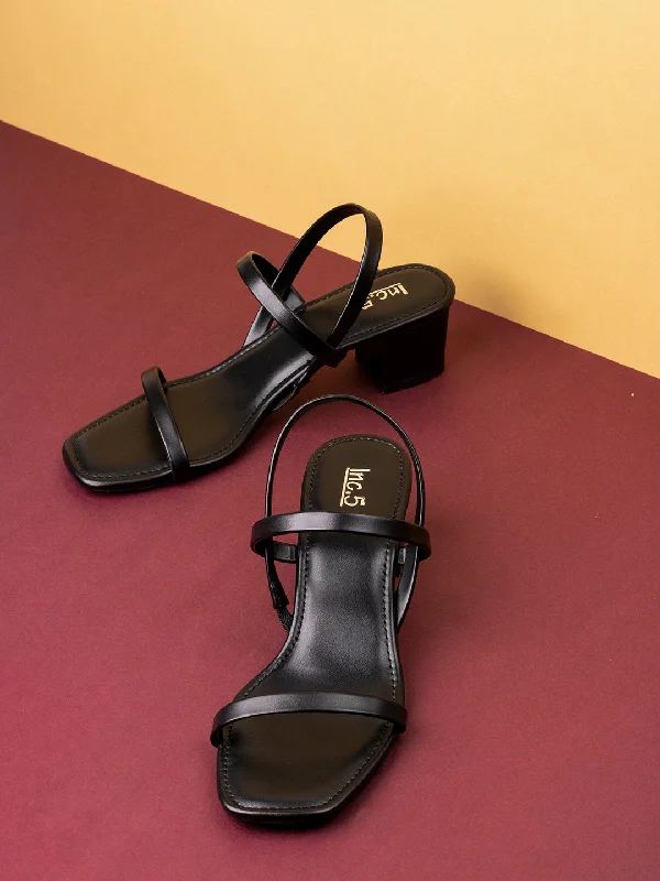Sustainable Women's Recycled Material Sandals in Beige for Eco - Conscious ShoppersWomens Black Striped Square Toe Party Wear Block Heel Sandals Sustainable Women's Recycled Material Sandals in Beige for Eco - Conscious ShoppersWomens Black Striped Square Toe Party Wear Block Heel Sandals