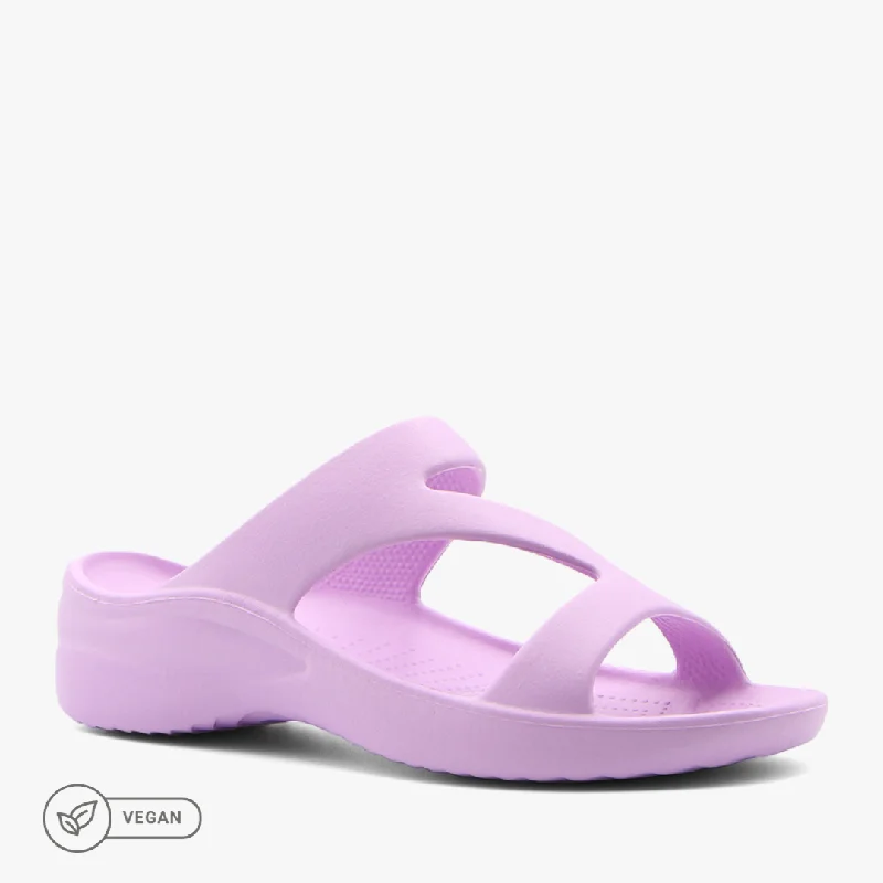 Women's Cork - Soled Espadrille Sandals with a Rope - Trimmed Upper in Navy for a Summer VibeZ- SANDAL PASTEL LILAC Women's Cork - Soled Espadrille Sandals with a Rope - Trimmed Upper in Navy for a Summer VibeZ- SANDAL PASTEL LILAC