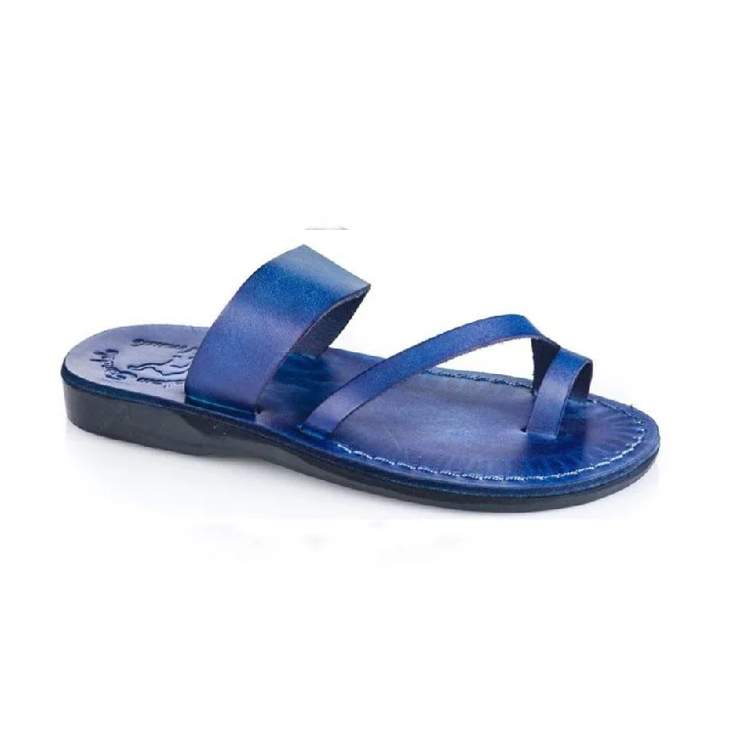 Women's Rhinestone - Embellished Open - Toe Sandals in Silver for a Glamorous Party LookZohar - Leather Toe Ring Sandal | Blue Women's Rhinestone - Embellished Open - Toe Sandals in Silver for a Glamorous Party LookZohar - Leather Toe Ring Sandal | Blue