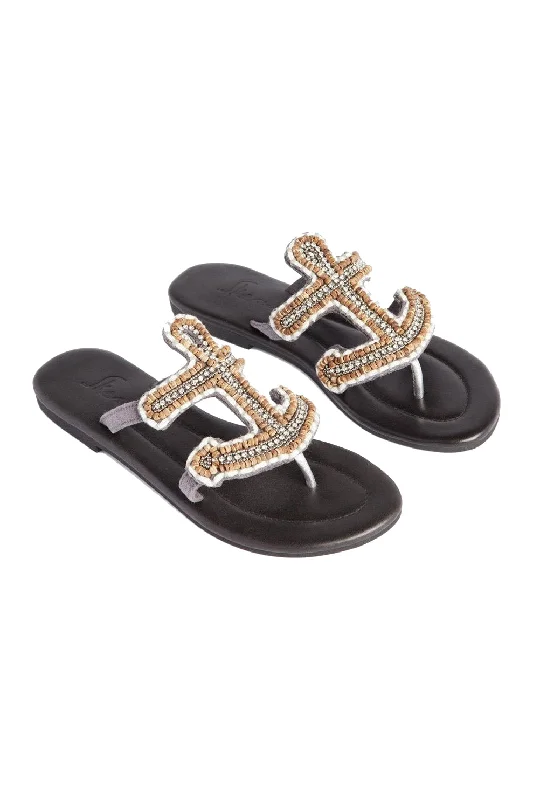 Women's Rhinestone - Embellished Open - Toe Sandals in Silver for a Glamorous Party Look Women's Rhinestone - Embellished Open - Toe Sandals in Silver for a Glamorous Party Look Women's Thong Sandals with a Beaded Design in Multicolor for a Beachy AestheticCruise Life Flat Women's Rhinestone - Embellished Open - Toe Sandals in Silver for a Glamorous Party Look Women's Rhinestone - Embellished Open - Toe Sandals in Silver for a Glamorous Party Look Women's Thong Sandals with a Beaded Design in Multicolor for a Beachy AestheticCruise Life Flat