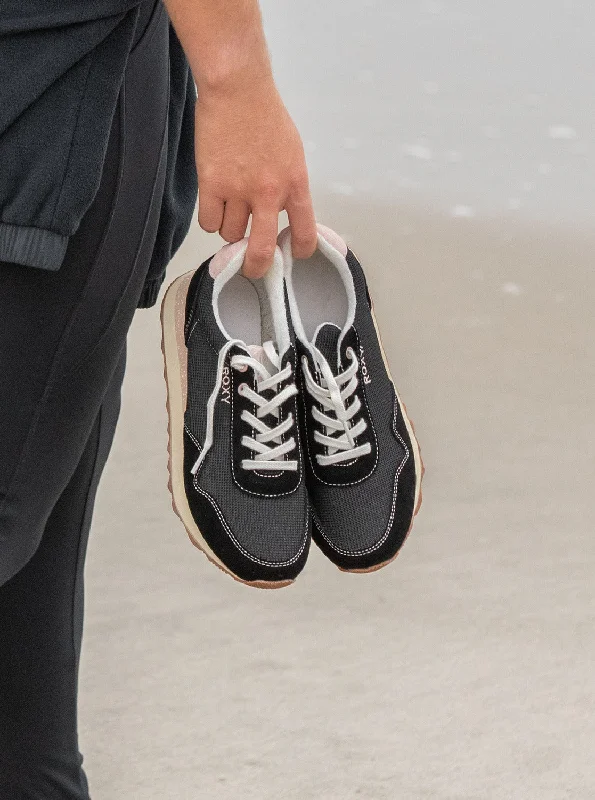 Retro - Style Women's Sneakers in Pastel Colors for a Nostalgic and Fashionable VibeAddisyn Shoes - Black