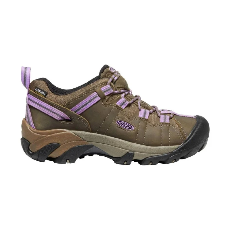 Women's Sneakers with Memory Foam Insoles for Exceptional Cushioning and ComfortKEEN Women's Targhee II Waterproof - Timberwolf/English Lavender Women's Sneakers with Memory Foam Insoles for Exceptional Cushioning and ComfortKEEN Women's Targhee II Waterproof - Timberwolf/English Lavender