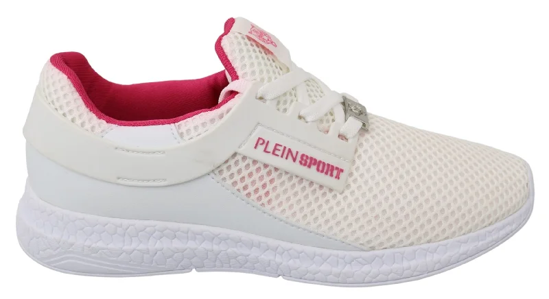 Retro - Style Women's Sneakers in Pastel Colors for a Nostalgic and Fashionable VibePhilipp Plein pink Polyester Becky Sneakers Women's Shoes Retro - Style Women's Sneakers in Pastel Colors for a Nostalgic and Fashionable VibePhilipp Plein pink Polyester Becky Sneakers Women's Shoes