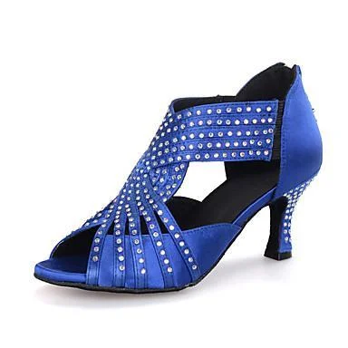 Women's Breathable Mesh Tap Dance Shoes in White for All - Day WearDS Women's Latin Shoes 7.5cm/8.5cm Heels Salsa Shoes Ballroom Dance Shoes/Latin Shoes Women's Breathable Mesh Tap Dance Shoes in White for All - Day WearDS Women's Latin Shoes 7.5cm/8.5cm Heels Salsa Shoes Ballroom Dance Shoes/Latin Shoes