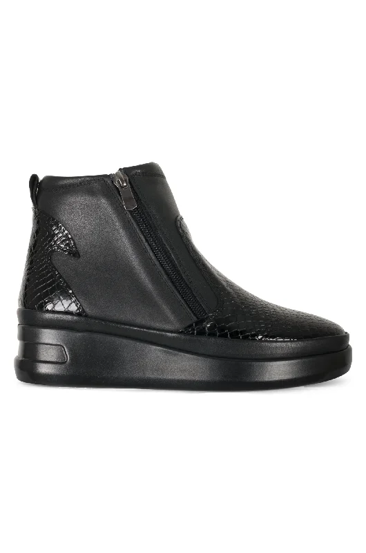 women's leather ankle bootsMade in Turkey Leather Ankle Boot | BLACK | ROSE ZZ