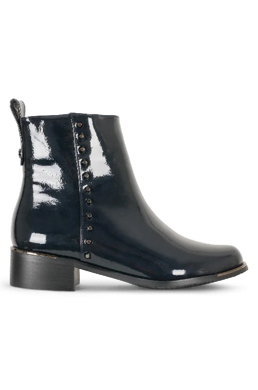 women's ankle boots with pull tabsFaux Patent Leather Ankle Boot | NAVY | VIOLETTE ZZ women's ankle boots with pull tabsFaux Patent Leather Ankle Boot | NAVY | VIOLETTE ZZ