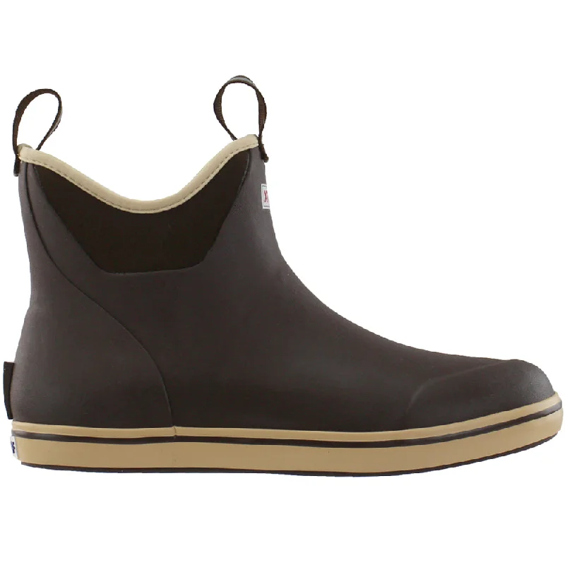 women's ankle boots with floral designAnkle Deck 6 inch Waterproof Pull On Boots